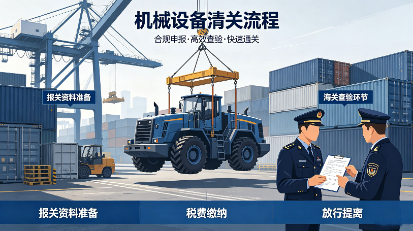 美国机械设备清关：进口前要懂的流程
