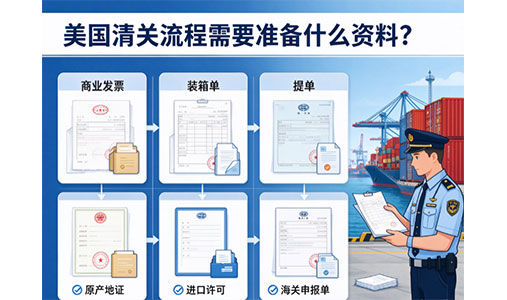 美国清关流程需要准备什么资料？